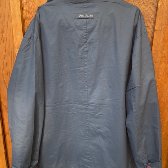 Paul Stuart Navy Blue Raincoat - Picture 7 of 7